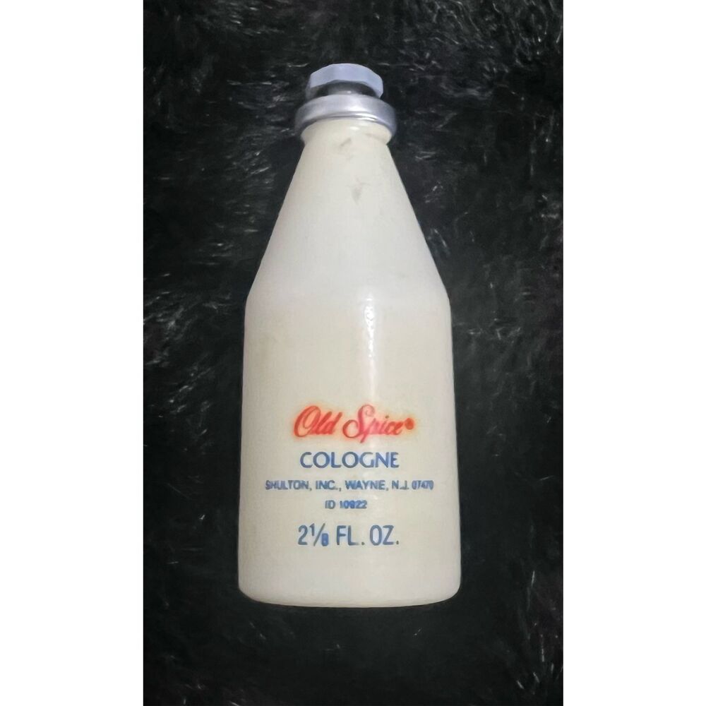Vintage Old Spice Cologne 2 1/8 plastic bottle 60% full - Picture 2 of 3